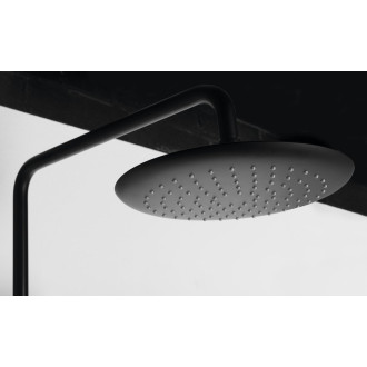 SOLARIS sprchový sloup s termostatickou baterií, černá/měď mat WD139PG