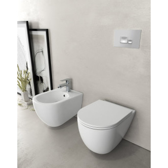 INFINITY bidet závěsný, 36,5x53cm, bílá 10NF41001