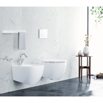INFINITY bidet závěsný, 36,5x53cm, bílá 10NF41001