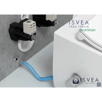 INFINITY CLEANWASH závěsná WC mísa Rimless,bidet. sprška, 36,5x53cm, bílá 10NFS1001I