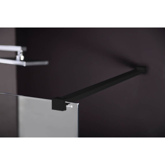 MODULAR SHOWER BLACK jednodílná zástěna pevná k instalaci na zeď, 1000 mm MS1-100B