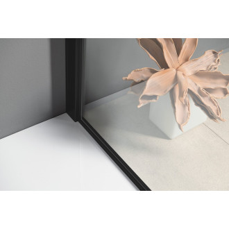 MODULAR SHOWER BLACK jednodílná zástěna pevná k instalaci na zeď, 1000 mm MS1-100B