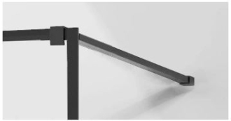 MEXEN KIOTO sprchová stěna walk-in 80x200 cm 8mm černý vzor - 2, 800-080-000-00-78