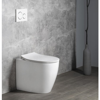 SENTIMENTI stojící WC Rimless, 36x52 cm, bílá 10SM10004SV
