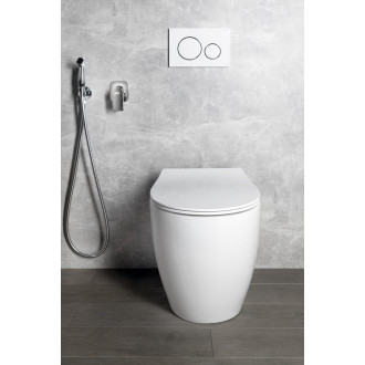 SENTIMENTI stojící WC Rimless, 36x52 cm, bílá 10SM10004SV
