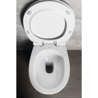 SENTIMENTI stojící WC Rimless, 36x52 cm, bílá 10SM10004SV