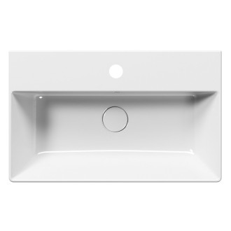 KUBE X keramické umyvadlo 60x37cm, broušená spodní hrana, bílá ExtraGlaze 94549111