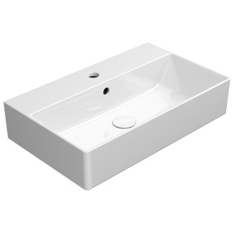 KUBE X keramické umyvadlo 60x37cm, broušená spodní hrana, bílá ExtraGlaze 94549111