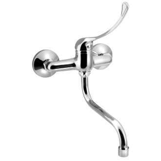 AQUALINE 35 nástěnná baterie, lékařská páka, ramínko S, 177mm, chrom 52147