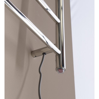 REDONDO elektrický sušák ručníků, kulatý, 500x900 mm, 75 W, nerez lesk ER220V