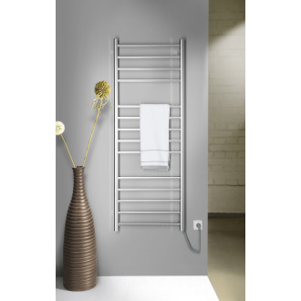 ESKINADO elektrický sušák ručníků, hranatý, 600x1500 mm, 130 W, nerez lesk ER450V