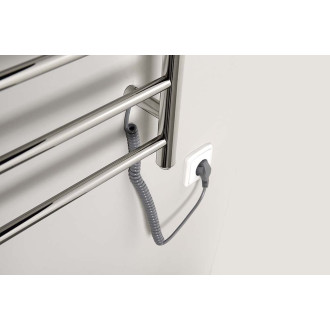 REDONDO elektrický sušák ručníků, kulatý, 630x1160 mm, 130 W, nerez lesk ER230V