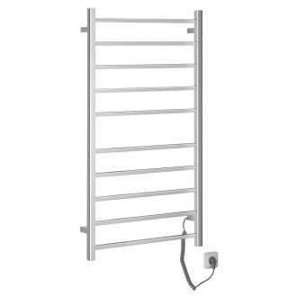 ESKINADO elektrický sušák ručníků, hranatý, 620x1160 mm, 120 W, nerez lesk ER430V