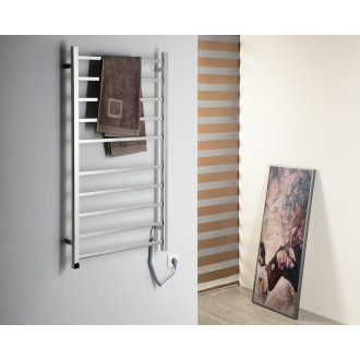 ESKINADO elektrický sušák ručníků, hranatý, 620x1160 mm, 120 W, nerez lesk ER430V