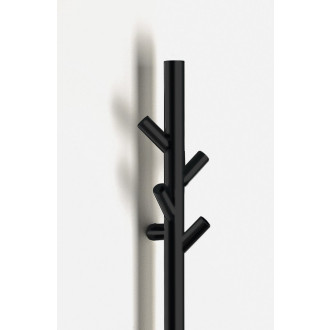 PASADOR elektrický sušák ručníků, kulatý, 150x1500 mm, 30 W, černá mat ER175BV