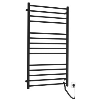 REDONDO elektrický sušák ručníků, kulatý, 630x1160 mm, 130 W, černá ER230BV
