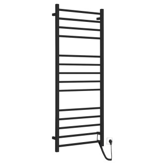 ESKINADO elektrický sušák ručníků, hranatý, 600x1500 mm, 130 W, černá