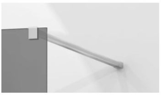 MEXEN KIOTO sprchová stěna walk-in 70x200 cm 8mm sklo grafit 800-070-000-00-40