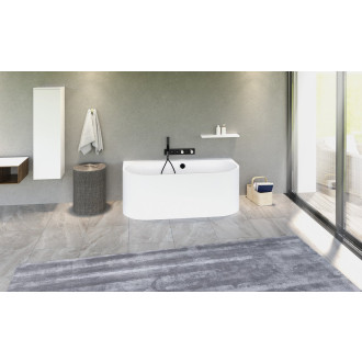 ASTRA DL MONOLITH nástěnná stojící vana 160x75x60cm, bílá 33611MDL