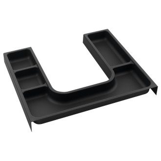 LINDO "U" organizér 372x36x323mm, plast, antracit LD001