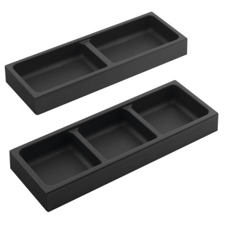 LINDO boční organizér, sada 2ks, 114x323mm, plast, antracit LD002