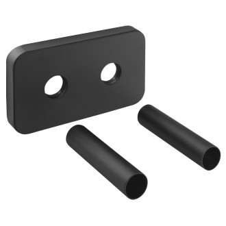 WICHER krycí rozeta pro středové připojení 50mm, černá mat 600.315.6