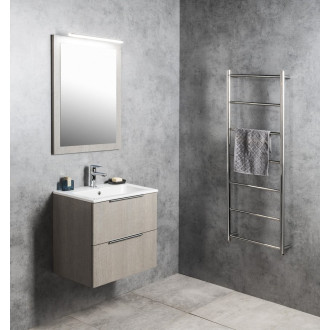 CIRASA umyvadlová skříňka 59,2x64x46cm, dub stříbrný CR601-1111