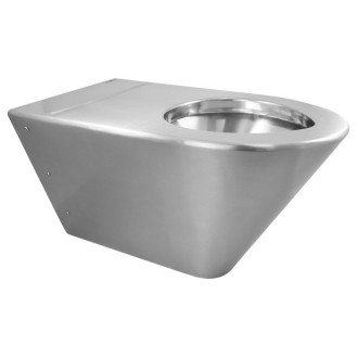 Závěsná WC mísa 370x340x700, nerez mat 13011.S