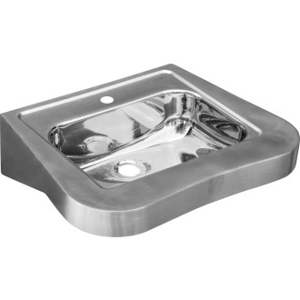 Závěsné umyvadlo pro handicapované 600x150x460 mm, nerez mat 13024.2.S