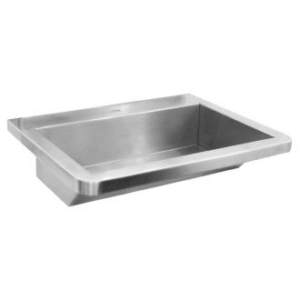 Závěsný umývací žlab 600x130x500 mm, nerez mat 13050.06.SP.S