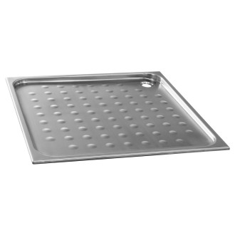 Nerezová sprchová vanička, čtverec 90x90cm, mat 13052.90.S