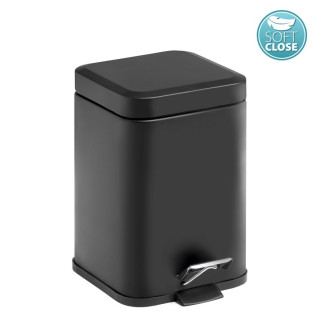 ARGENTA odpadkový koš 3l, Soft Close, černá mat 220914