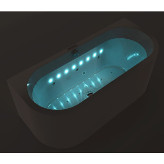 CHROMO PLANE vnitřní bodové barevné osvětlení vany, 8 RGB LED diod 91408