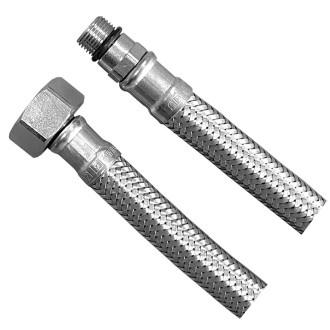 Flexibilní nerezová hadice M12x1/2", 80cm, průměr 12mm, nerez 33128 33128