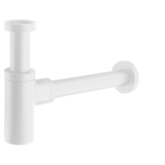 Umyvadlový sifon 5/4", odpad 32 mm, kulatý, bílá mat SI514