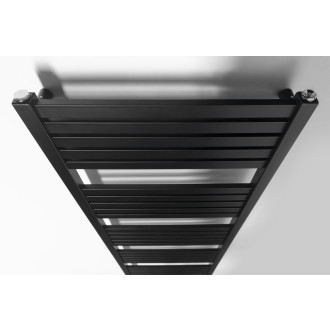 GRUNT otopné těleso rovné 500x1610 mm, středové připojení, černá mat 600.123.6