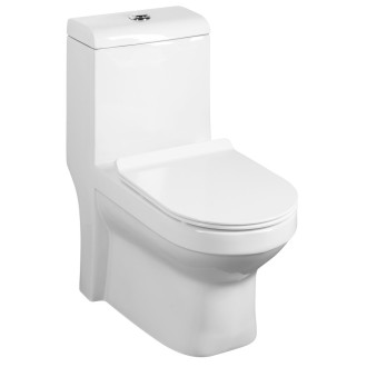 HUBERT WC kombi, spodní/zadní odpad, bílá PB304