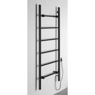BARBO elektrický sušák ručníků, hranatý, 600x1600mm, 160 W, černá mat BB906