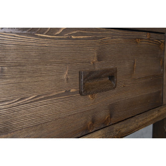 BRAND umyvadlová skříňka 80x73x50cm, mořený smrk BA083S
