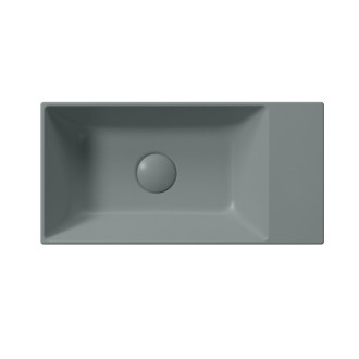 KUBE X keramické umývátko 50x25cm, bez otvoru, pravé/levé, agave opaco 9486004