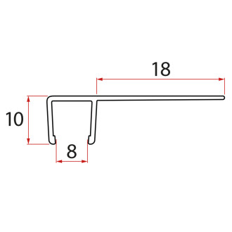 THRON LINE sada svislých těsnění