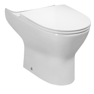 DARIO RIMLESS WC mísa pro kombi, spodní/zadní odpad, bílá 201.401.4