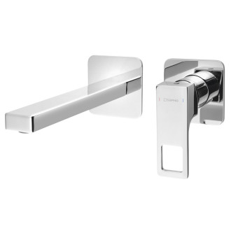 FORATA podomítková umyvadlová baterie, délka hubice 20cm, chrom FT018