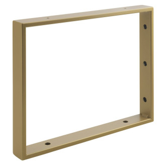 Podpěrná konzole 350x280x40mm, lakovaná ocel, zlato mat, 1 ks 30376