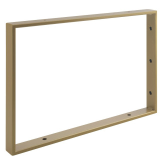 Podpěrná konzole 490x330x40mm, lakovaná ocel, zlato mat, 1 ks 30377