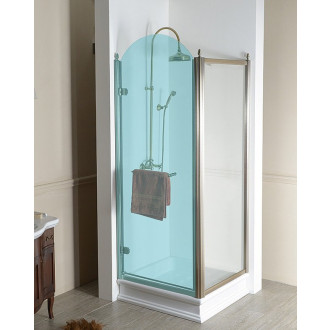 ANTIQUE boční stěna 800mm, ČIRÉ sklo, bronz, světlý odstín GQ5680CL