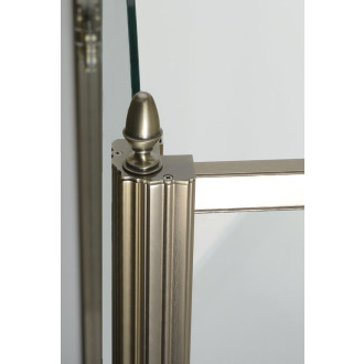 ANTIQUE boční stěna 800mm, ČIRÉ sklo, bronz, světlý odstín GQ5680CL
