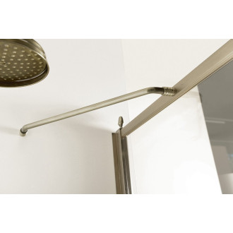 ANTIQUE boční stěna 800mm, ČIRÉ sklo, bronz, světlý odstín GQ5680CL