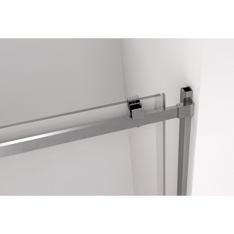 THRON SQUARE sprchové dveře 1000 mm, hranaté pojezdy, čiré sklo TL5010-5002