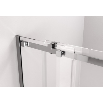 THRON SQUARE sprchové dveře 1200 mm, hranaté pojezdy, čiré sklo TL5012-5002